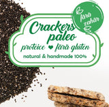 Crackers vegani Paleo, fara gluten, fara sare iodata